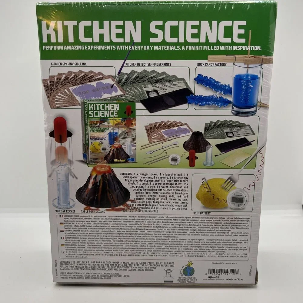 Kitchen Science‎ Kit Educational Toy Kidz Labs  6 Fun STEM Experiments